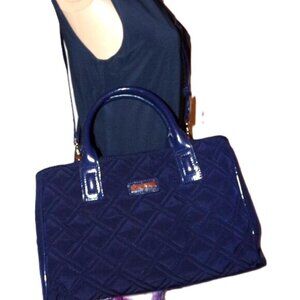 VERA BRADLEY DARK BLUE NYLON  CROSSBODY SHOULDER BAG